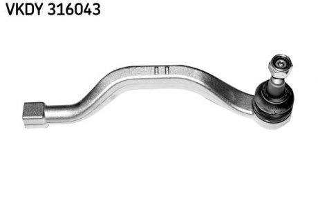 Наконечник рулевой тяги RENAULT Laguna III FR ''07-15 SKF vkdy316043