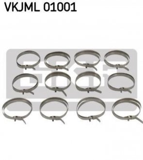 Хомут пильовика приводу колеса SKF vkjml 01001