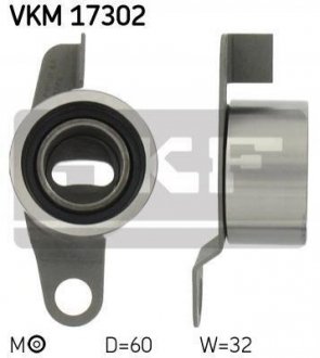 Купить Ролик модуля натяжителя ремня Honda Accord, Civic SKF vkm 17302 (фото1) подбор по VIN коду, цена 1021 грн.