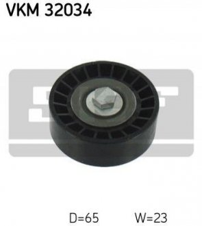Купити Паразитний / провідний ролик, поліклиновий ремінь SKF vkm 32034 (фото1) підбір по VIN коду, ціна 430 грн.