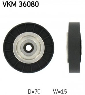 Купить Шкив приводного пояса Renault Kangoo, Clio SKF vkm 36080 (фото1) подбор по VIN коду, цена 922 грн.