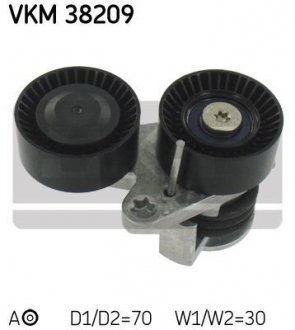 Натяжний ролик SKF vkm 38209