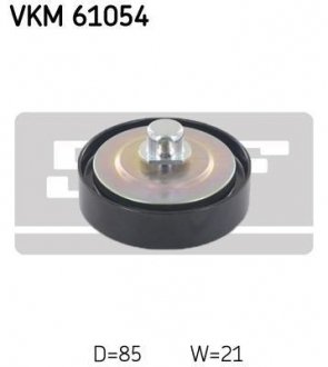 Купить Обводний ролик Toyota Corolla, Avensis SKF vkm 61054 (фото1) подбор по VIN коду, цена 5456 грн.