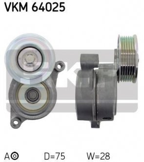 Купить Роликовый модуль натяжителя ремня Mazda 3 SKF vkm 64025 (фото1) подбор по VIN коду, цена 4578 грн.
