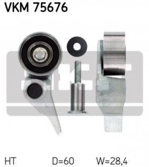 Купити Ролик модуля натягувача ременя Mitsubishi L200, Pajero SKF vkm 75676 (фото1) підбір по VIN коду, ціна 1991 грн.
