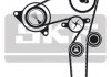 SKF Комплект грм  (рем.+2 шт. ролики) Opel Astra H, Vectra C 1.9CDTI 04- VKMA 02194
