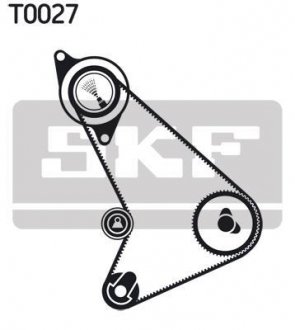 Роликовый модуль натяжителя ремня (ролик, ремень) Ford Transit SKF vkma 04301