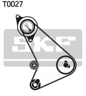 Роликовый модуль натяжителя ремня (ролик, ремень) SKF vkma 04301