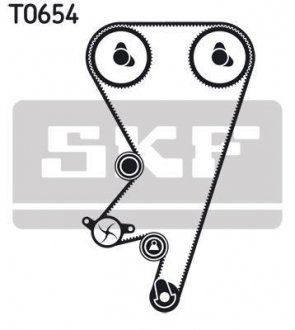 Комплект ГРМ (ремень+ролик)) SKF vkma05202