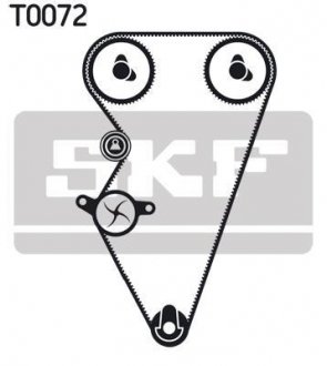 Роликовый модуль натяжителя ремня (ролик, ремень) SKF vkma 07310