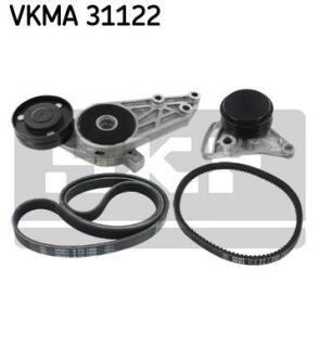 Роликовий модуль натягувача ременя (ролик, ремінь) SKF vkma 31122