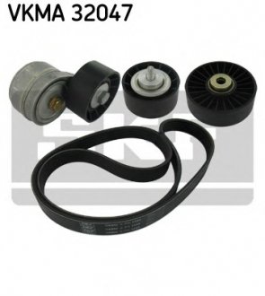 Купити Комплект доріжкового ремня SKF vkma 32047 (фото1) підбір по VIN коду, ціна 6968 грн.