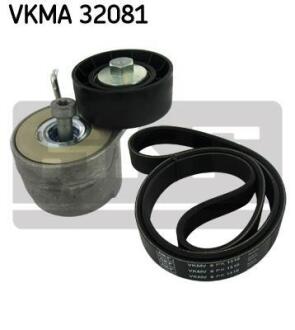 Роликовий модуль натягувача ременя (ролик, ремінь) SKF vkma 32081