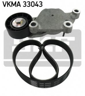 Комплект доріжкового ремня SKF vkma 33043