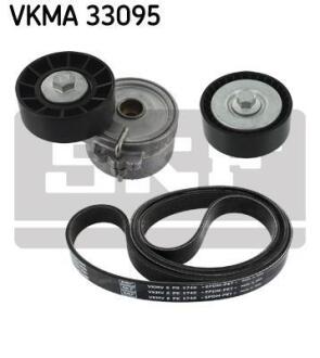 Комплект доріжкового ремня SKF vkma 33095
