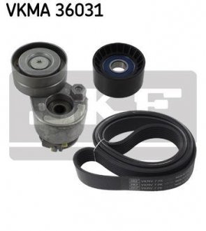 Купить Комплект дорожного ремня Renault Espace SKF vkma 36031 (фото1) подбор по VIN коду, цена 5088 грн.