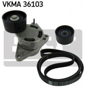 Комплект дорожного ремня SKF vkma 36103