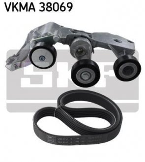 Купить DB К-т ГРМ (ремень+нат. планка) W168 01- Mercedes W168 SKF vkma 38069 (фото1) подбор по VIN коду, цена 6077 грн.