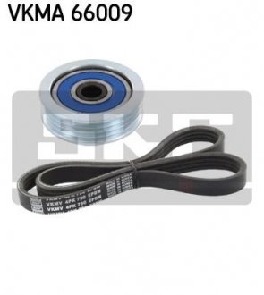 Купити Роликовий модуль натягувача ременя (ролик, ремінь) Suzuki Jimny SKF vkma 66009 (фото1) підбір по VIN коду, ціна 1290 грн.