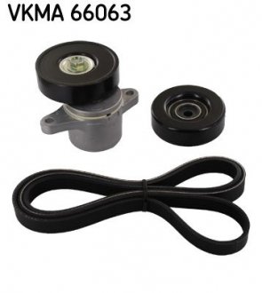 Комплект (ремінь+ролики))) SKF vkma 66063