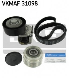 Комплект доріжкового ремня SKF vkmaf 31098