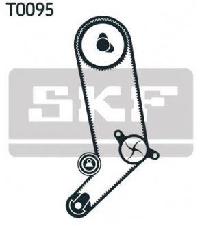 Роликовый модуль натяжителя ремня (ролик, ремень, насос) Audi A6 SKF vkmc 01265