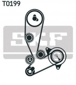Купити Комплект ГРМ + помпа Fiat Ducato 2.3JTD 02- Fiat Ducato SKF vkmc 02390 (фото1) підбір по VIN коду, ціна 6731 грн.