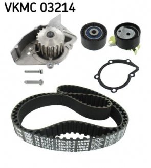 Комплект (ремінь+ролик+помпа) SKF vkmc 03214