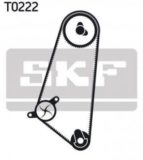 Роликовый модуль натяжителя ремня (ролик, ремень, насос) Opel Kadett, Ascona SKF vkmc 05401