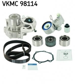 Комплект (ремень+ролик+насос) SKF vkmc 98114