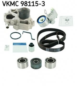 Комплект (ремень+ролик+насос) SKF vkmc 98115-3