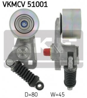 Ролик з натягувачем APV2459 D=80 W=45 SKF vkmcv 51001