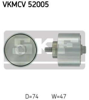 Купити Ролик APV1060 D=74, W=47 SKF vkmcv 52005 (фото1) підбір по VIN коду, ціна 2365 грн.