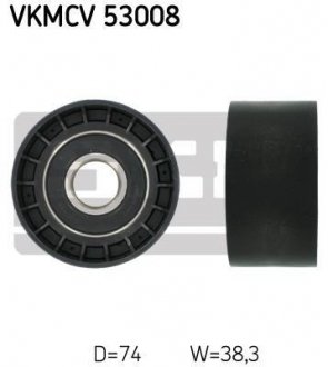 Купити Ролик SKF vkmcv 53008 (фото1) підбір по VIN коду, ціна 1095 грн.