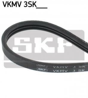 Купити РЕМІНЬ ПОЛИКЛИНОВИЙ 3SK863 (Elastic) MINI One D 1,4 -06 Mini Cooper SKF vkmv 3sk863 (фото1) підбір по VIN коду, ціна 322 грн.