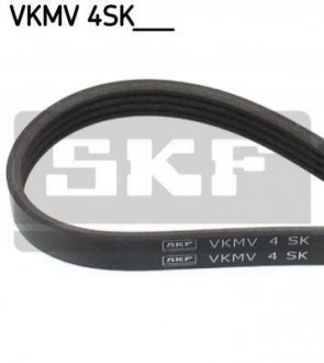 Купить Ремень генератора Fiat Doblo SKF vkmv 4sk1022 (фото1) подбор по VIN коду, цена 495 грн.