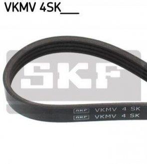 РЕМІНЬ ПОЛИКЛИНОВИЙ 4SK830 (Elastic) SKF vkmv 4sk830