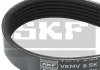 Купити Ремінь П-кліновий 6EPK873 (Elastic) CITROEN Jumper 2.2HDI Peugeot Boxer, Ford Transit, Citroen Jumper, Fiat Ducato SKF vkmv 6sk873 (фото1) підбір по VIN коду, ціна 461 грн.