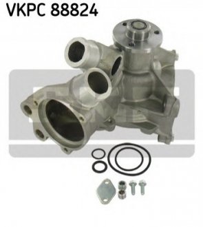 Водяна помпа Mercedes W124, S124, A124, A207, A238, C124, C207, C238, W202, W210, SsangYong Korando SKF vkpc 88824