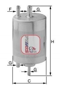 Фильтр топливный SOFIMA s 1958 B