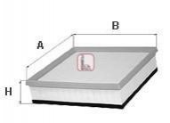 Фільтр повітряний BMW 3 (E36)/5 (E39) 2.5TDS 91-04 (M51) SOFIMA s 3003 A