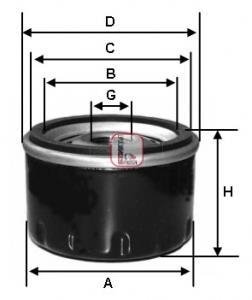 Фильтр масляный LAND ROVER "2,5-3,5 "88-02 Opel Rekord, Omega, Frontera, Land Rover Range Rover, Discovery, Audi A8, A6, Land Rover Defender, Volvo 850, V70, Fiat Ducato SOFIMA s3297R