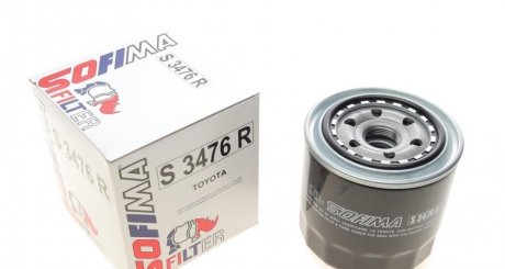 Купити Фільтр масляний Toyota Avensis 2.0D 97- Toyota Corolla, Avensis, Previa, Rav-4 SOFIMA s 3476 R (фото1) підбір по VIN коду, ціна 370 грн.