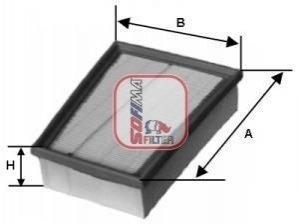 Фільтр повітряний SOFIMA s3543A