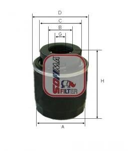 Фільтр оливи SOFIMA s 3573 R