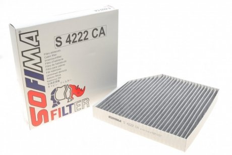 Купить Фильтр салона Audi A6/A7/A8 10- (угольный) Audi A7, A6, A8 SOFIMA s 4222 CA (фото1) подбор по VIN коду, цена 803 грн.