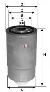 Фільтр паливний SOFIMA s4394NR