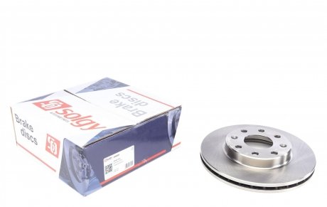 Тормозной диск (передний) Chevrolet Aveo 05- (236x20) Solgy 208095