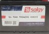 Купити Акумуляторна батарея 75Ah/700A (278x175x190/+R) Solgy 406013 (фото2) підбір по VIN коду, ціна 3547 грн.