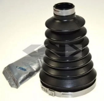 Пильник шрус з полімерного матеріалу у наборі зі змазкою та металевими кріпильними елементами SPIDAN 26280